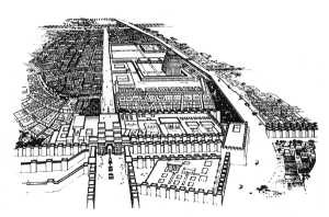 Великий Вавилон с его храмами и главной дорогой